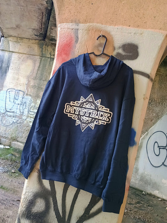 Navy blue MYSTRIX hoodie