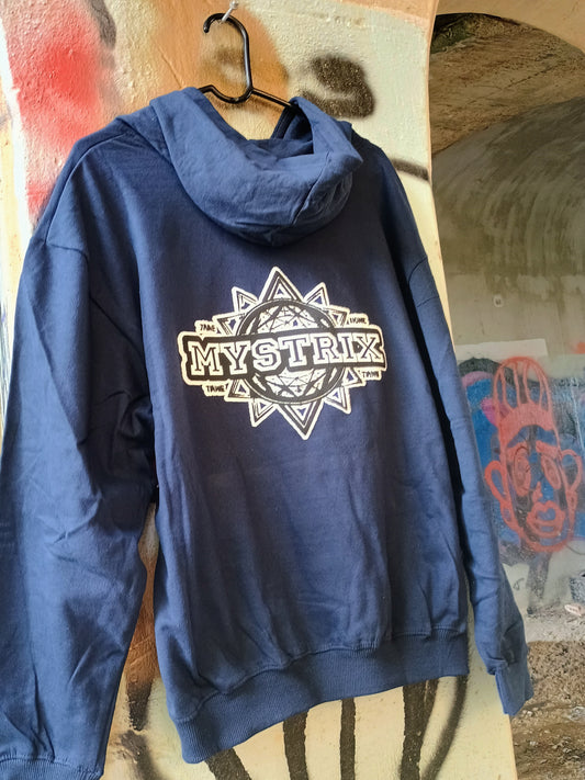 Navy blue MYSTRIX hoodie